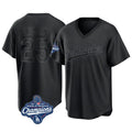 Los Angeles Dodgers #25 Tommy Edman Player Black FEDASGOGE World Series Meet Pitch Fashion T-shirt Stitched Jerseys