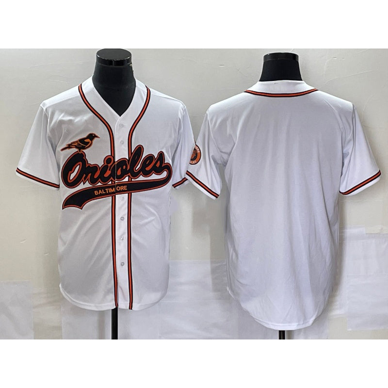 Baltimore Orioles White FEDASGOGE Cool Base Stitched Jersey