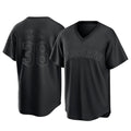 Cleveland Guardians #38 Steven Kwan Player Black FEDASGOGE T-shirt Home Game Stitched Jerseys