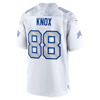 B.Bills #88 Dawson Knox White FEDASGOGE 2025 Rivalries Collection Game Jersey