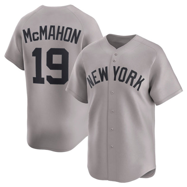 New York Yankees #19 Ryan McMahon Grey FEDASGOGE 2025 Limited Stitched Jersey