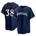 Minnesota Twins #38 Matt Wallner Player Navy FEDASGOGEReplica Alternate Home Stitched Jerseys