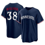 Minnesota Twins #38 Matt Wallner Player Navy FEDASGOGEReplica Alternate Home Stitched Jerseys