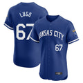 Kansas City Royals #67 Seth Lugo Player Royal FEDASGOGE Limited Elite Home Game Stitched Jerseys