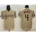 Tampa Bay Rays #44 Ryan Pepiot Charcoal FEDASGOGE 2024 City Connect Limited Cool Base Jersey