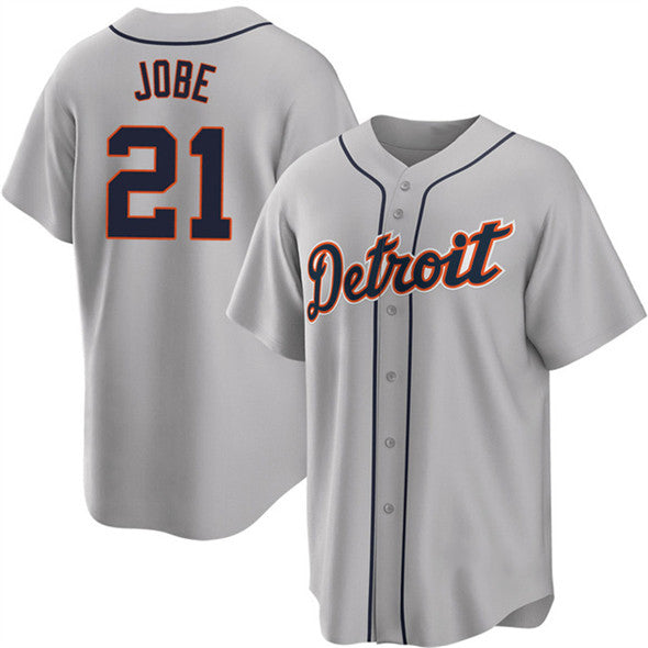 Detroit Tigers #21 Jackson Jobe Gray FEDASGOGE Cool Base Stitched Jersey