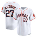 Houston Astros #27 Jose Altuve White FEDASGOGE Home Limited Player Jersey