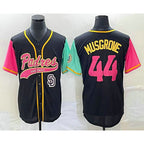 San Diego Padres #44 Joe Musgrove Black FEDASGOGE NEW 2023 City Connect Cool Base Stitched Jersey 2