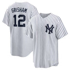 New York Yankees #12 Trent Grisham FEDASGOGE White Home Replica Jersey