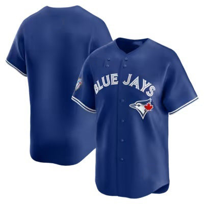Toronto Blue Jays Blank Royal FEDASGOGE 50 Seasons Patch Stitched Jersey