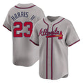 Atlanta Braves #23 Michael Harris II Player Gray FEDASGOGE Limited Home Game Stitched Jerseys