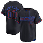 Custom Toronto Blue Jays Active Player Black FEDASGOGE 2024 City Connect Limited Stitched Jersey