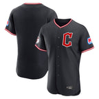 Cleveland Guardians Blank Player Navy FEDASGOGE Limited Elite Home Stitched Jerseys