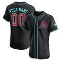 Custom Arizona Diamondbacks 2024 Flex Base Jersey ¨C Black FEDASGOGE