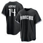Arizona Diamondbacks #14 Gabriel Moreno Player Black FEDASGOGE Game Home Stitched Jerseys