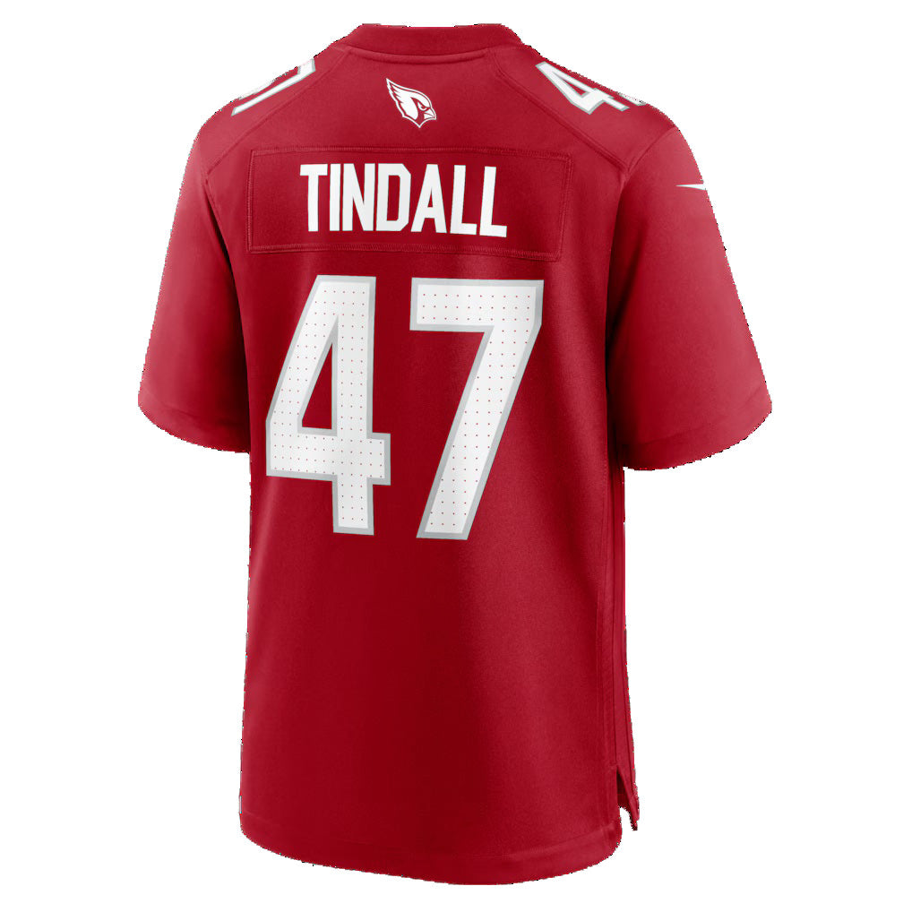 A.Cardinals #47 Channing Tindall FEDASGOGE Cardinal Team Game Jersey