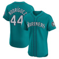 Seattle Mariners #44 Julio Rodr¨ªguez Teal FEDASGOGE Alternate Elite Jersey