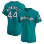 Seattle Mariners #44 Julio Rodr¨ªguez Teal FEDASGOGE Alternate Elite Jersey