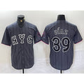 New York Mets #39 Edwin Diaz Gray FEDASGOGE 2024 City Connect Cool Base Jersey 2