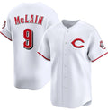 Cincinnati Reds #9 Matt McLain White FEDASGOGE 2025 Home Limited Stitched Jersey