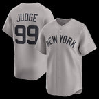 New York Yankees #99 Aaron Judge Gray FEDASGOGE Road Limited Player Jersey 2