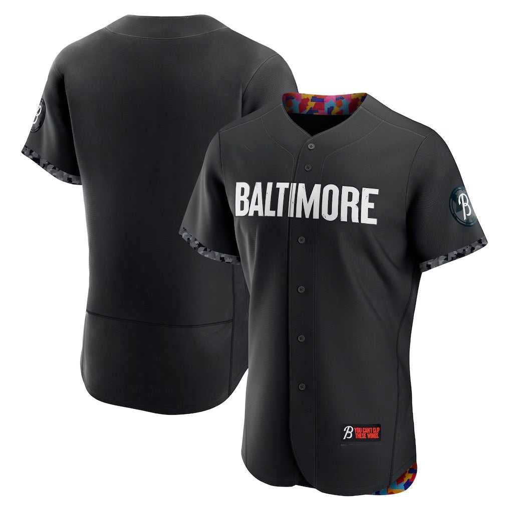 Baltimore Orioles Black FEDASGOGE City Connect Authentic Jersey