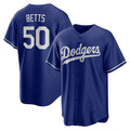 Los Angeles Dodgers #50 Mookie Betts Royal FEDASGOGE Alternate 2 Replica Jersey