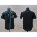 Arizona Diamondbacks Blank Black FEDASGOGE Cool Base Limited Stitched Jersey