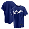 Los Angeles Dodgers Blank Player Royal FEDASGOGE Game Stitched Jerseys