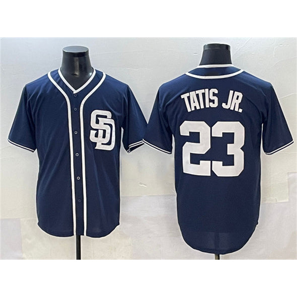 San Diego Padres #23 Fernando Tatis Jr. Navy FEDASGOGE Cool Base Stitched Jersey