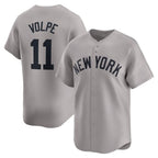 New York Yankees #11 Anthony Volpe Gray FEDASGOGE Away Limited Player Jersey
