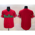 Philadelphia Phillies Blank Red FEDASGOGE Phanatic Limited Stitched Jersey