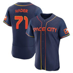 Houston Astros #71 Josh Hader Player Navy FEDASGOGE City Connect Limited Elite Home Stitched Jerseys