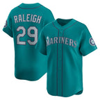 Seattle Mariners #29 Cal Raleigh Teal FEDASGOGE Alternate Limited Jersey