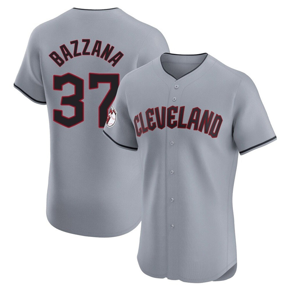 Cleveland Guardians #37 Travis Bazzana Player Gray FEDASGOGE Road Limited Elite Home Stitched Jerseys