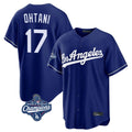 Los Angeles Dodgers #17 Shohei Ohtani Player Royal FEDASGOGE World Series Meet Game Stitched Jerseys