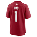 A.Cardinals Number #1 Dad Cardinal FEDASGOGE Game Jersey