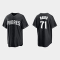 San Diego Padres #71 Josh Hader Black White FEDASGOGE Collection Jersey
