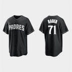 San Diego Padres #71 Josh Hader Black White FEDASGOGE Collection Jersey