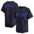 Toronto Blue Jays #11 Bo Bichette Black FEDASGOGE 2024 City Connect Limited Stitched Jersey