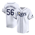 Tampa Bay Rays #56 Randy Arozarena White FEDASGOGE Home Limited Stitched Jersey