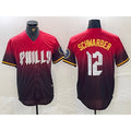 Philadelphia Phillies #12 Kyle Schwarber Red FEDASGOGE 2024 City Cool Base Jersey