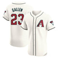 Arizona Diamondbacks #23 Zac Gallen Player Cream FEDASGOGE Limited Elite Home Game Stitched Jerseys