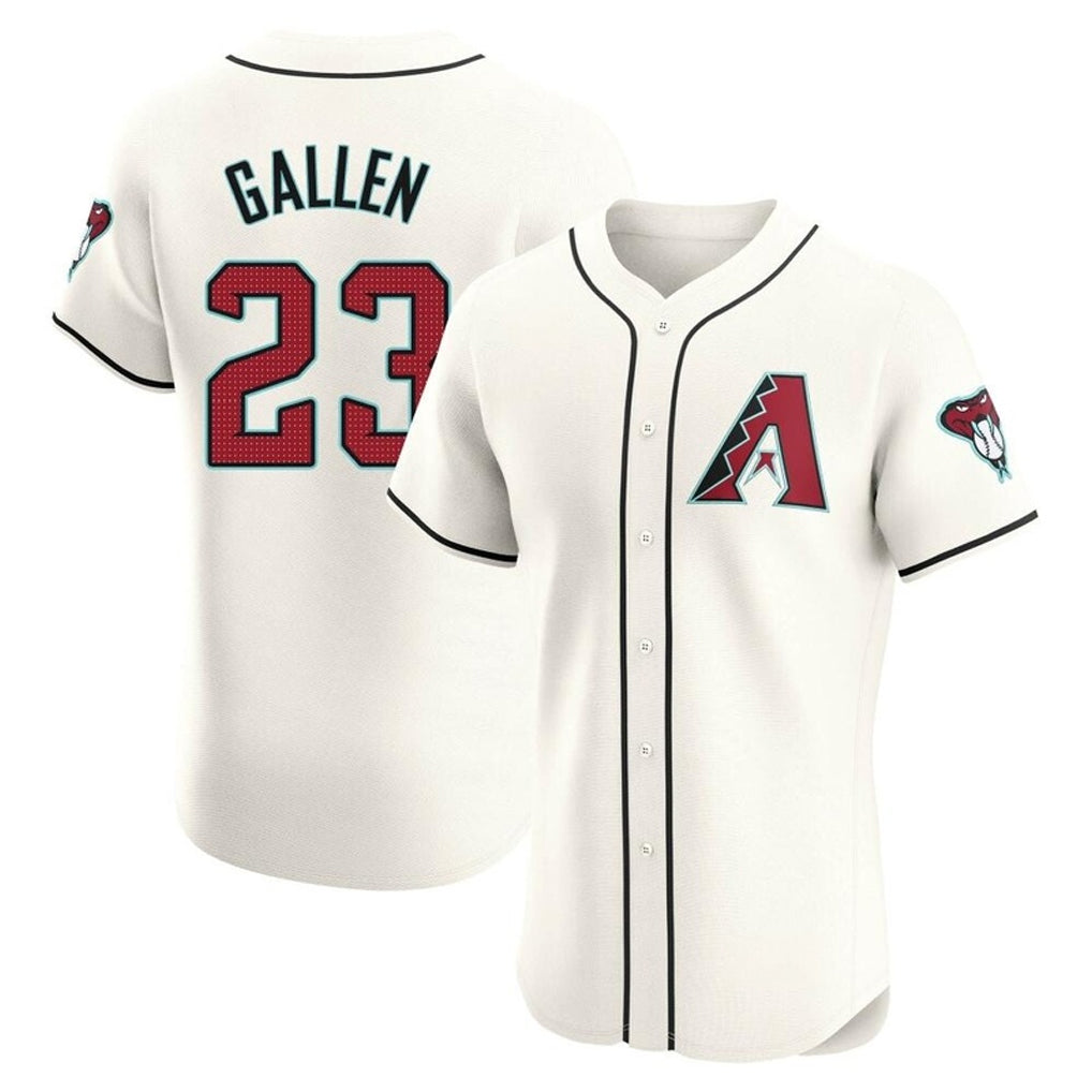 Arizona Diamondbacks #23 Zac Gallen Player Cream FEDASGOGE Limited Elite Home Game Stitched Jerseys
