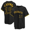 Colorado Rockies #19 Charlie Blackmon Player Black FEDASGOGE Snake Skin City Home Game Stitched Jerseys