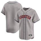 Houston Astros Blank Player Gray FEDASGOGE Home Limited Stitched Jerseys