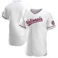 Washington Nationals White FEDASGOGE Alternate Authentic Team Jersey
