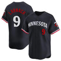 Minnesota Twins #9 Trevor Larnach Player Navy FEDASGOGEHome Limited Stitched Jerseys