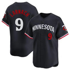 Minnesota Twins #9 Trevor Larnach Player Navy FEDASGOGEHome Limited Stitched Jerseys