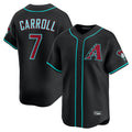 Arizona Diamondbacks #7 Corbin Carroll Player Black FEDASGOGE Limited Home Game Stitched Jerseys